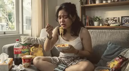 Lagi Stres atau Beneran Laper? Cara Bedain 'Emotional Eating' vs Laper Fisik