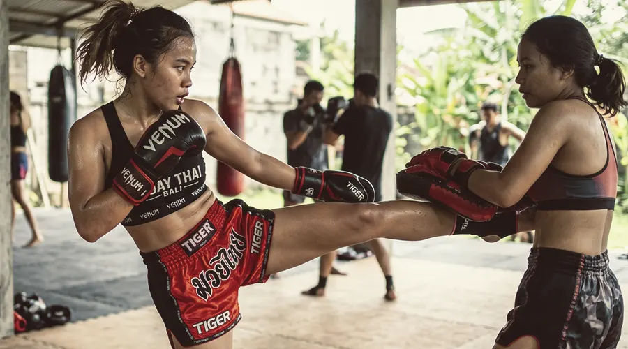 Sparing Muay Thai