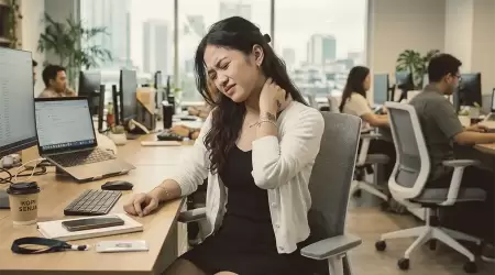 Musuh Terselubung Karyawan Urban: Siasati 'Tech Neck' Agar Leher Gak Gampang Jompo