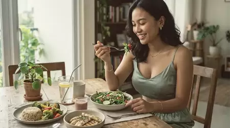 Rahasia Langsing Tanpa Potong Porsi: Kuasai Trik 'Food Sequencing' Saat Makan Besar